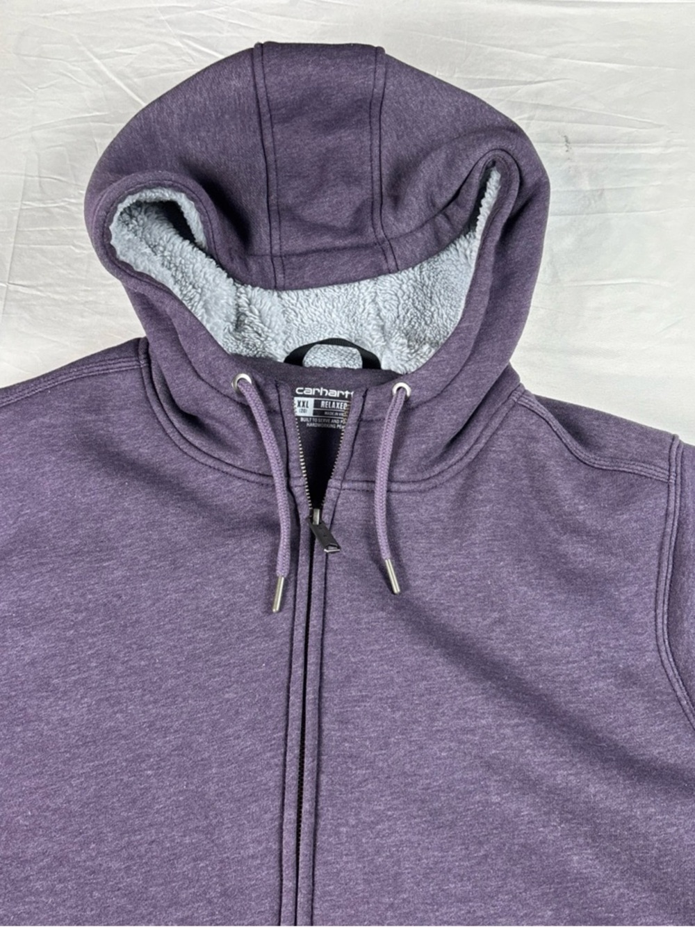 Woman’s Carhartt Clarksburg Sherpa Pullover Hoodie 2XL